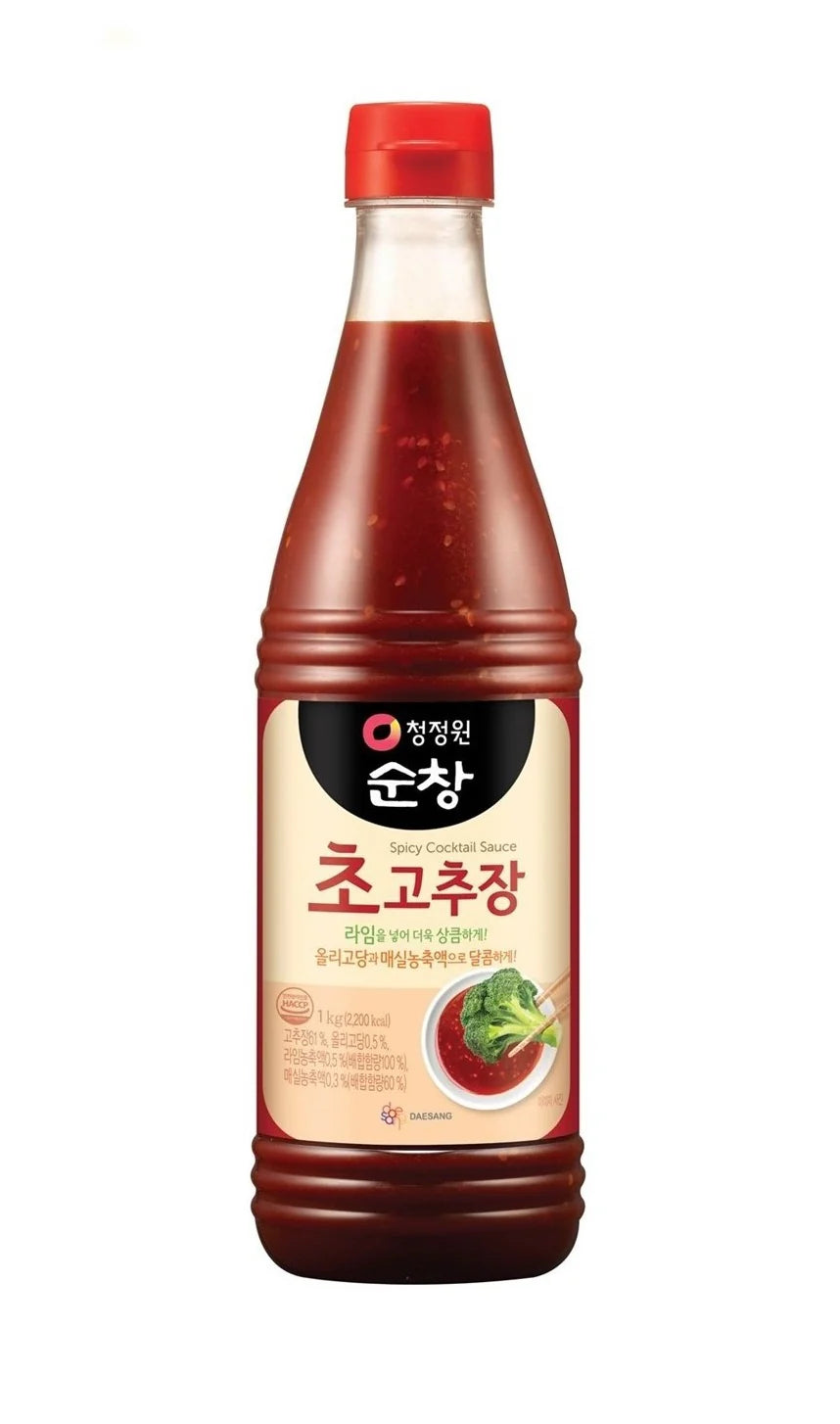 CHUNG JUNG ONE SPICY COCKTAIL SAUCE 1kg , 청정원 순창 초고추장 1kg