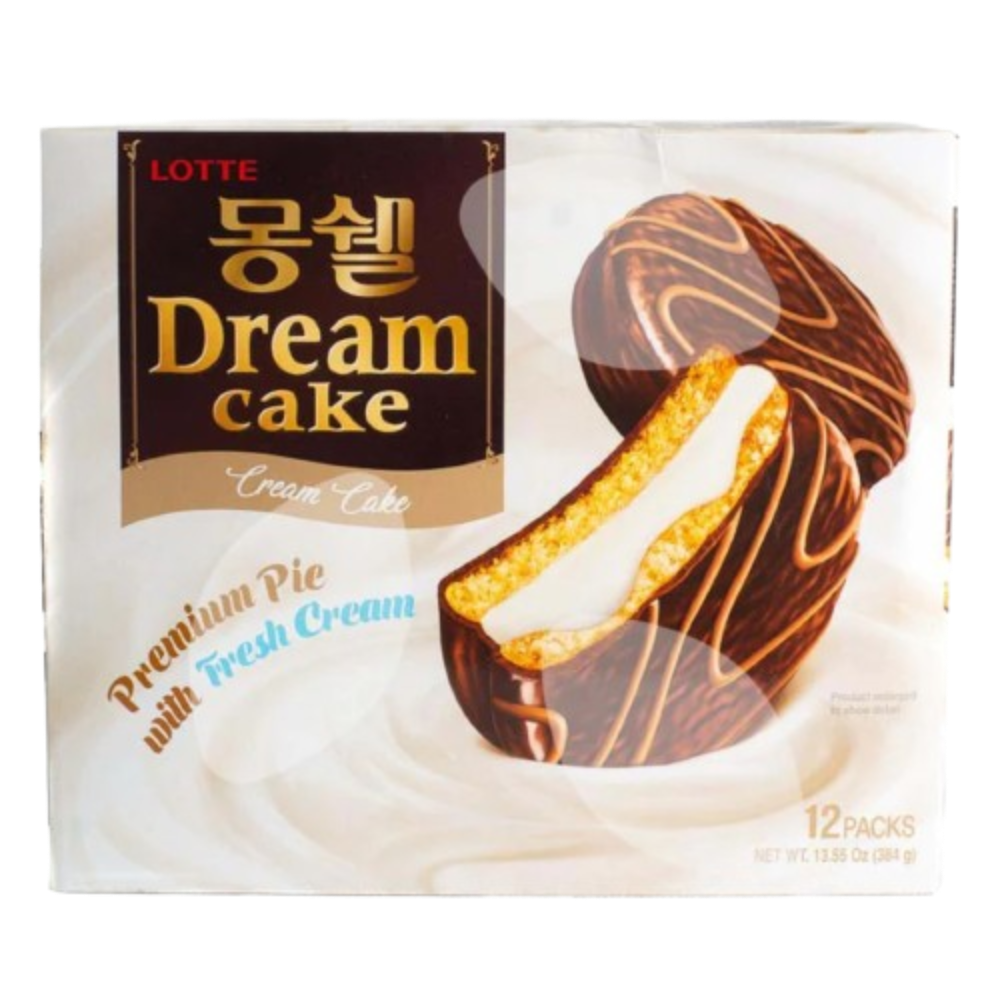 Lotte Dream Cake (Original Fresh Cream 12 Pack)