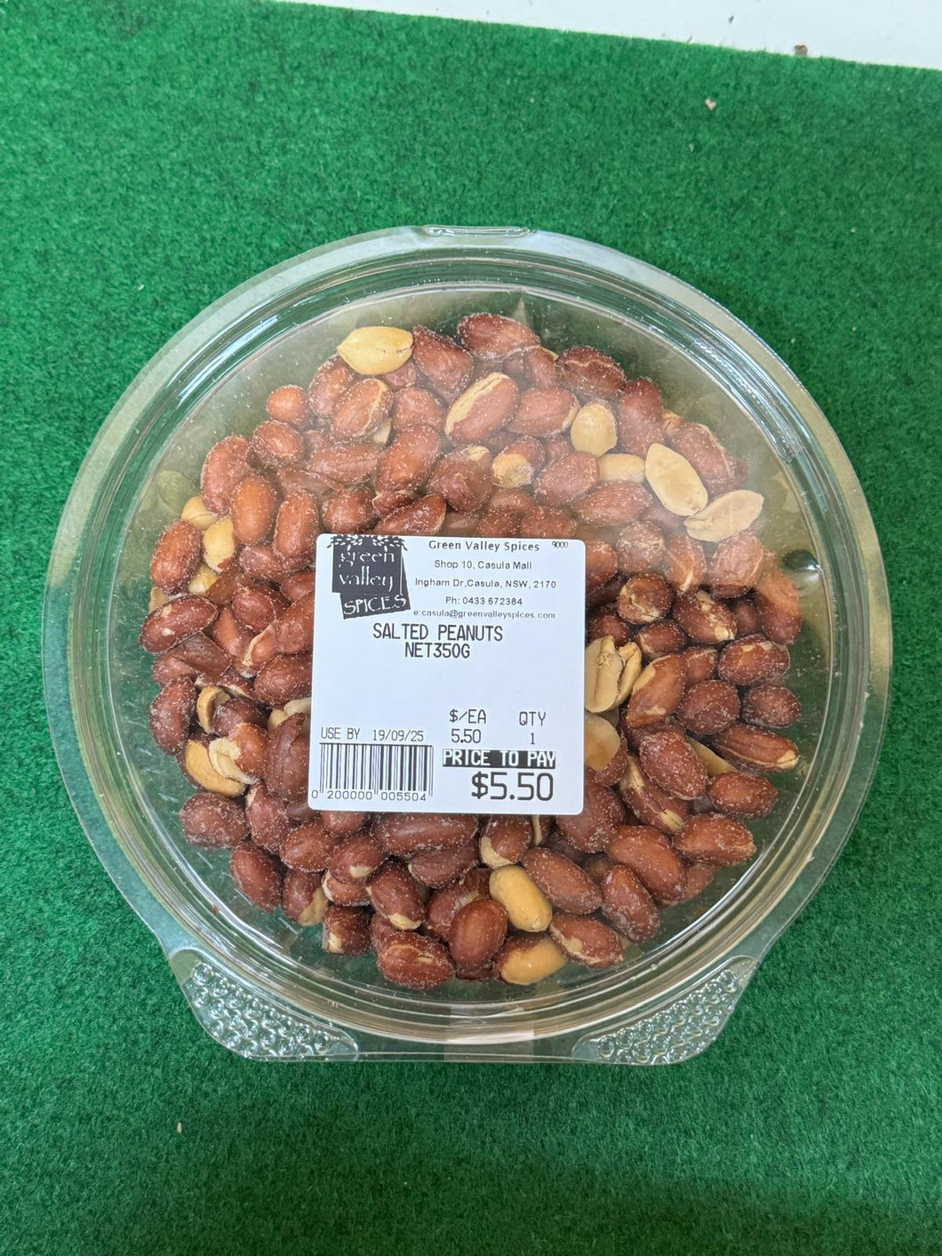 Salted Peanuts 350g