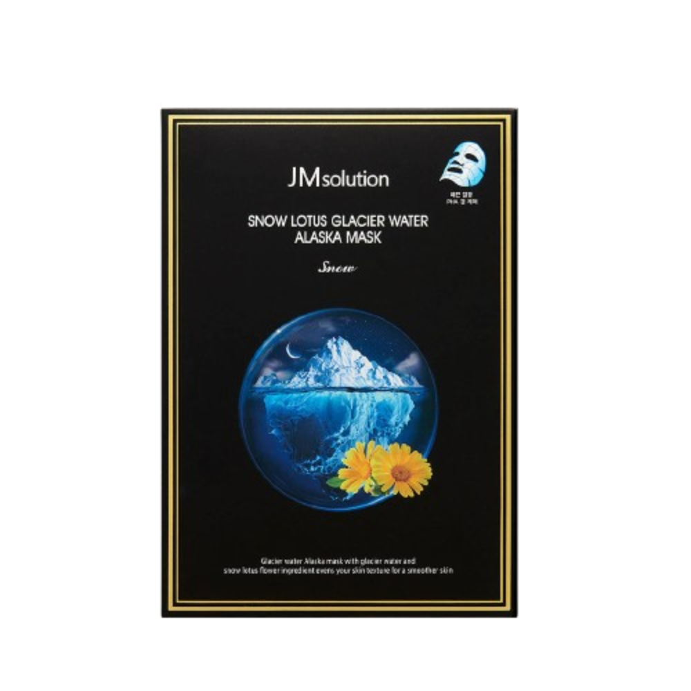JMsolution Snow Lotus Glacier Water Alaska Mask