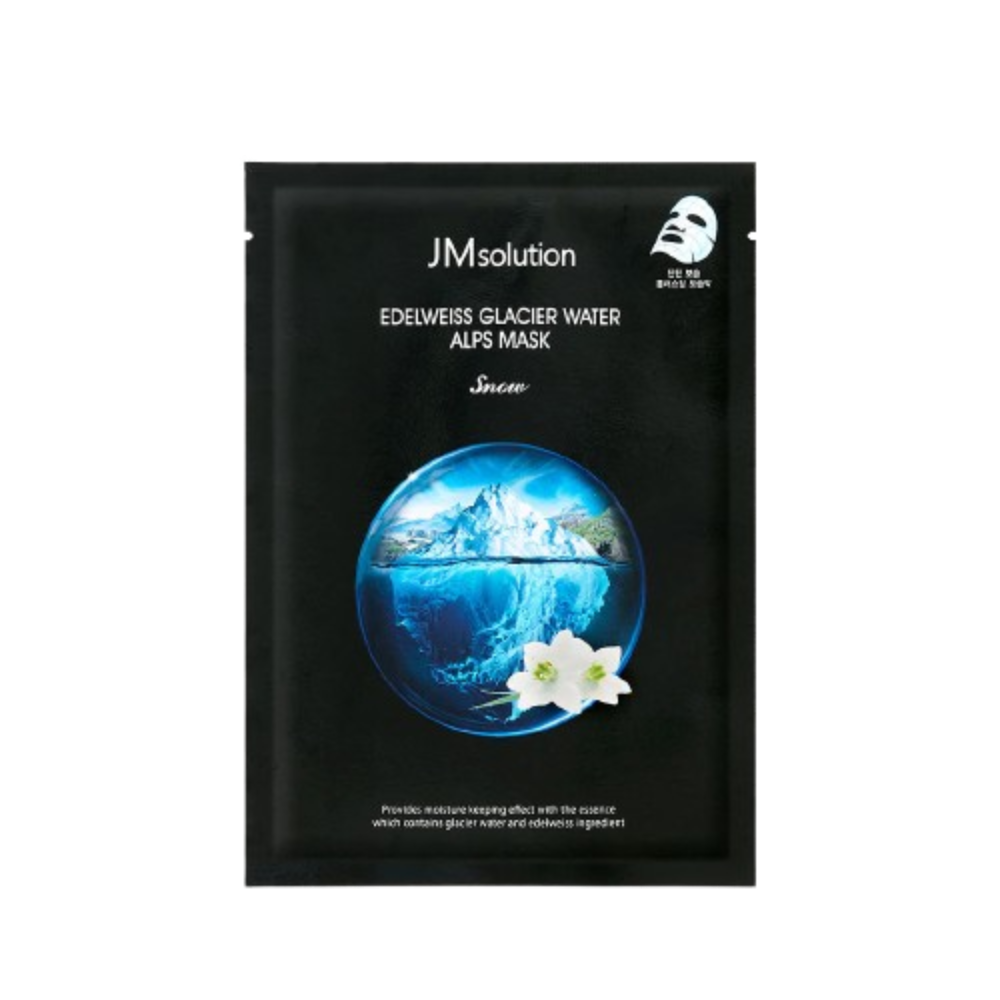 JMsolution Edelweiss Glacier Water Alps Mask