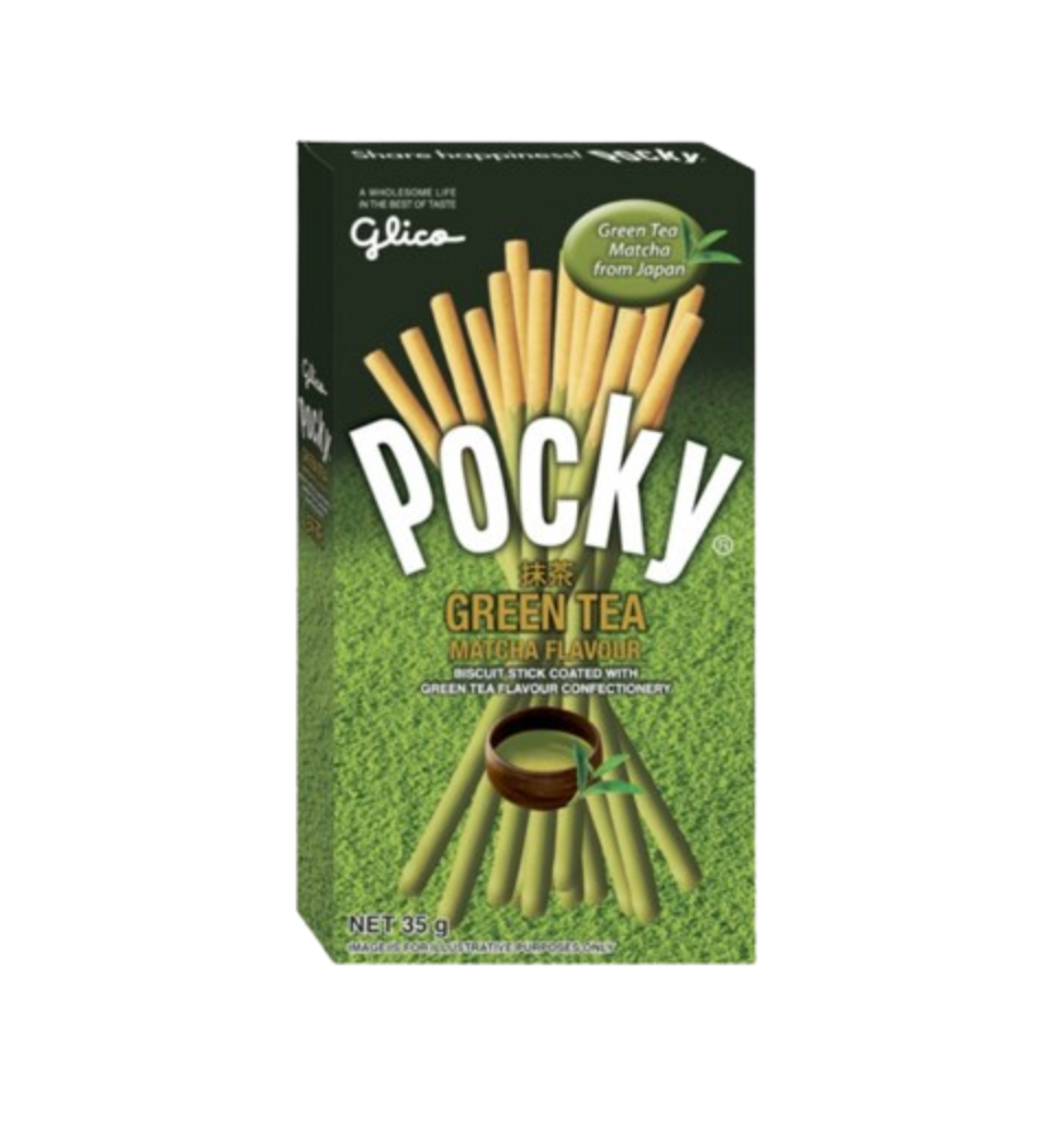 Glico Pocky Green Tea Matcha Biscuit Sticks