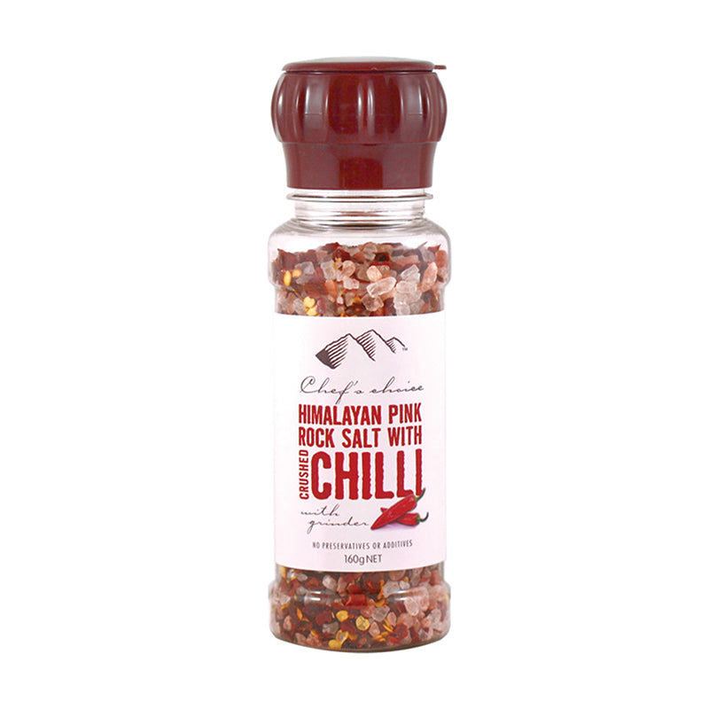 Himalayan Pink Rock Salt with CRUSHED CHILLI