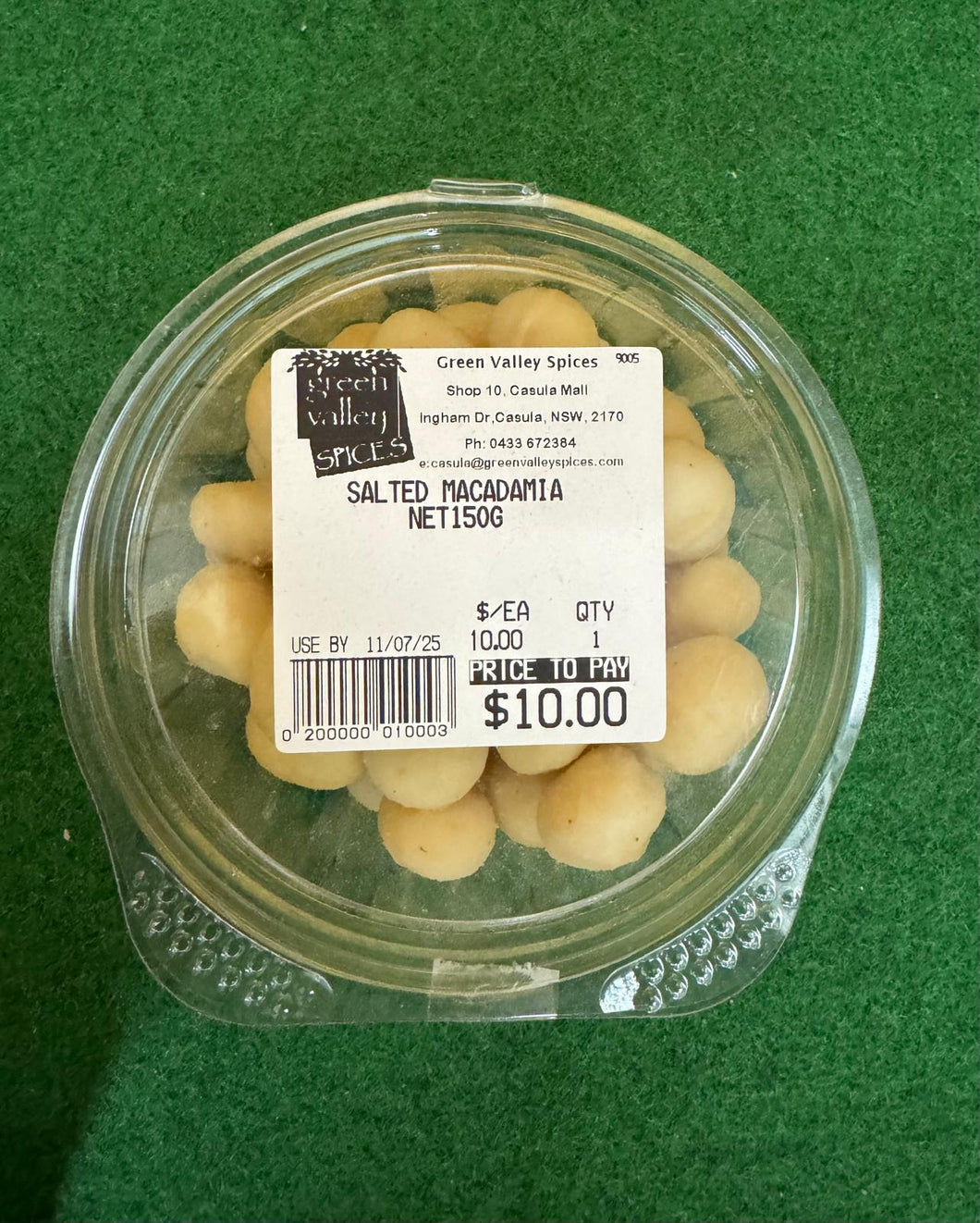 Salted Macadamia 150g